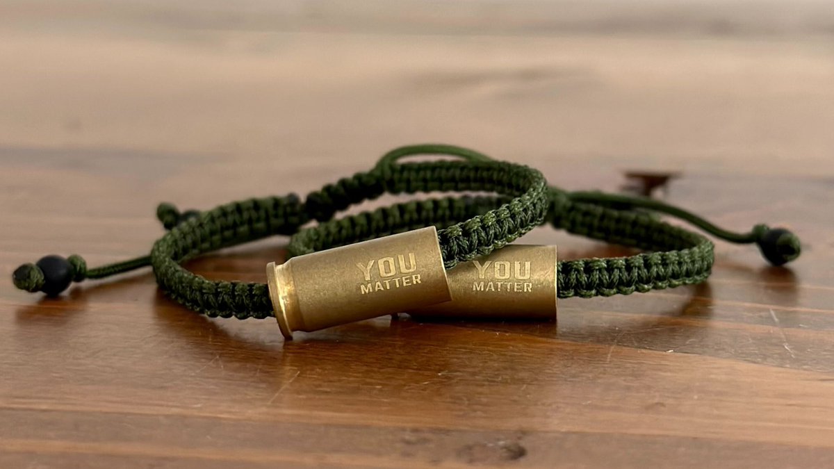 BootCampaign's tweet photo. Wear one, share one.
The new green #YOUMATTER Buddy Check Bracelets by @BrassandUnity come in a two-pack so you can share the message with someone who needs to be reminded of it.
Get yours at https://t.co/3aCakmWarG.
#BuddyCheck #BrassandUnity #MentalHealth #SuicidePrevention https://t.co/DLBHSAmWrP