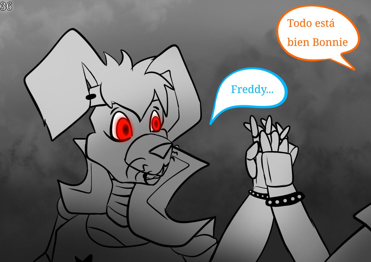 _AmandaSC_'s tweet photo. 36 - 39

#GlamrockBonnie #montgomerygator #fnaf9 #securitybreach #fanfic https://t.co/QOU89qOJzt
