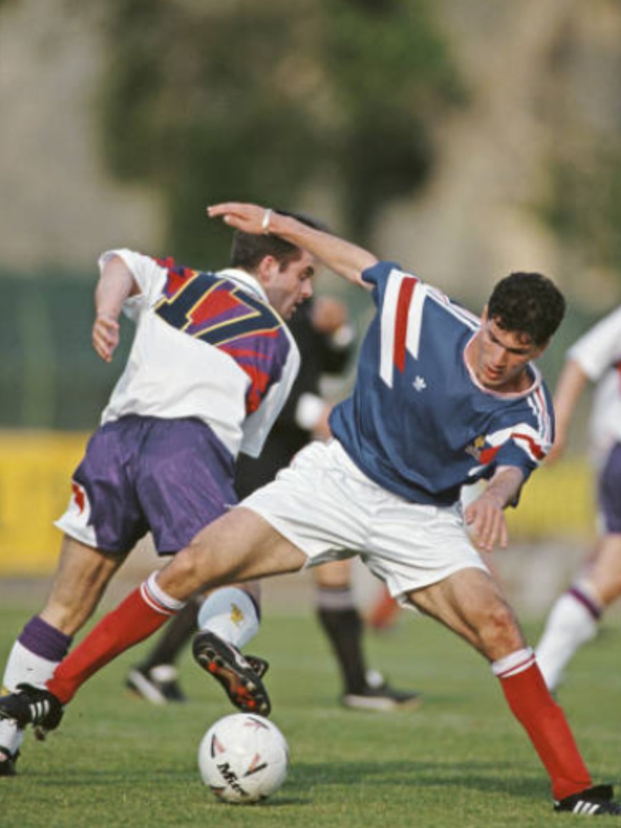 19 year old Zidane vs John Spencer  France v Scotland 1991
