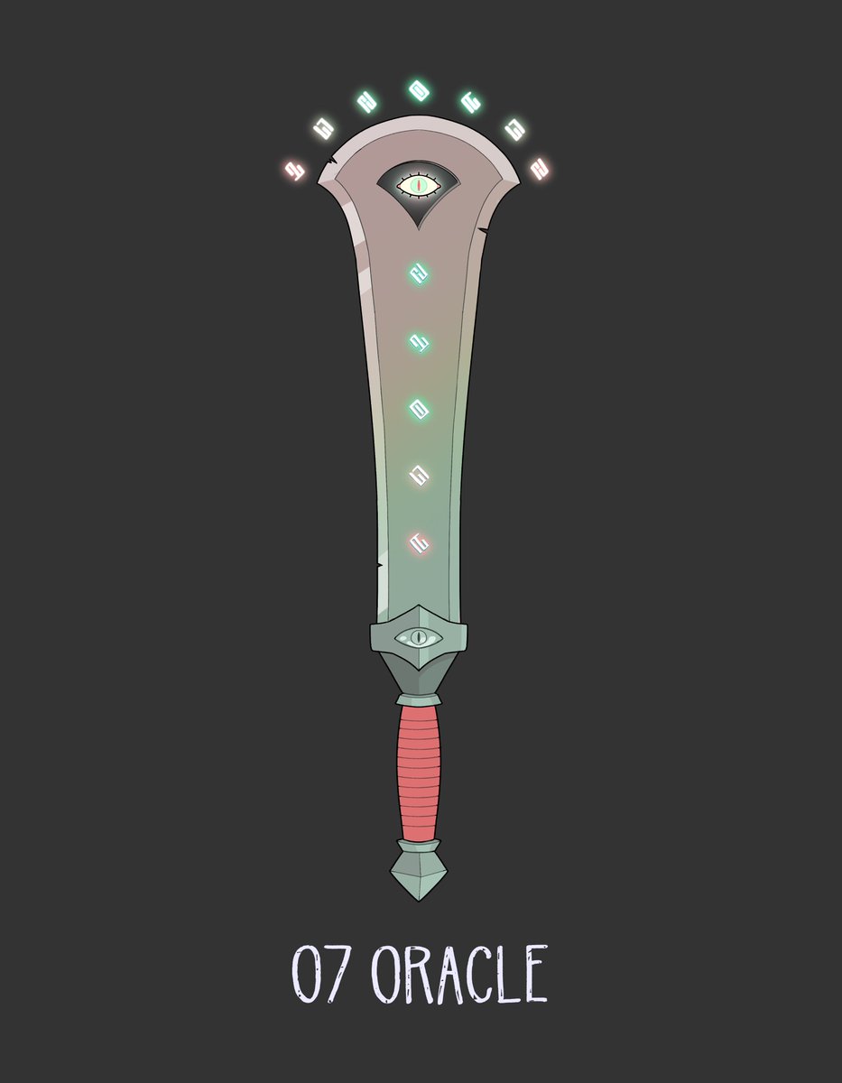 07 - Oracle ⚔️👁️

#Swordtember2023 #swordtember