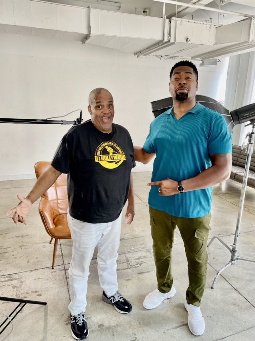 SPOTTED: FBA Historian Tariq Nasheed (@tariqnasheed) spotted in NYC pictured with The Legendary #DJHollywood for Nasheed’s upcoming documentary on The Origins of Hip Hop as told directly from the pioneers who helped cultivated the culture.