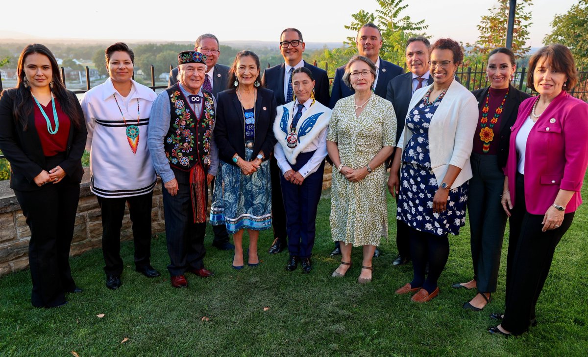 ICC Canada’s President Lisa Qiluqqi Koperqualuk was invited to a special meeting with US Secretary of the Interior Debra Anne Haaland at the residence of the US Ambassador to Canada David L. Cohen this week.