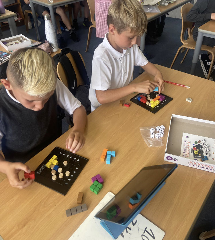 Annbank_PS's tweet photo. And there’s more…. P6 have been exploring problem solving through puzzles! They had a range of games available to complete and they raced against partners to see who could solve the puzzle first! 😁😁😁#mathsismagic ⁦@ScottMorrowSA⁩ https://t.co/Pgd0AthKsN