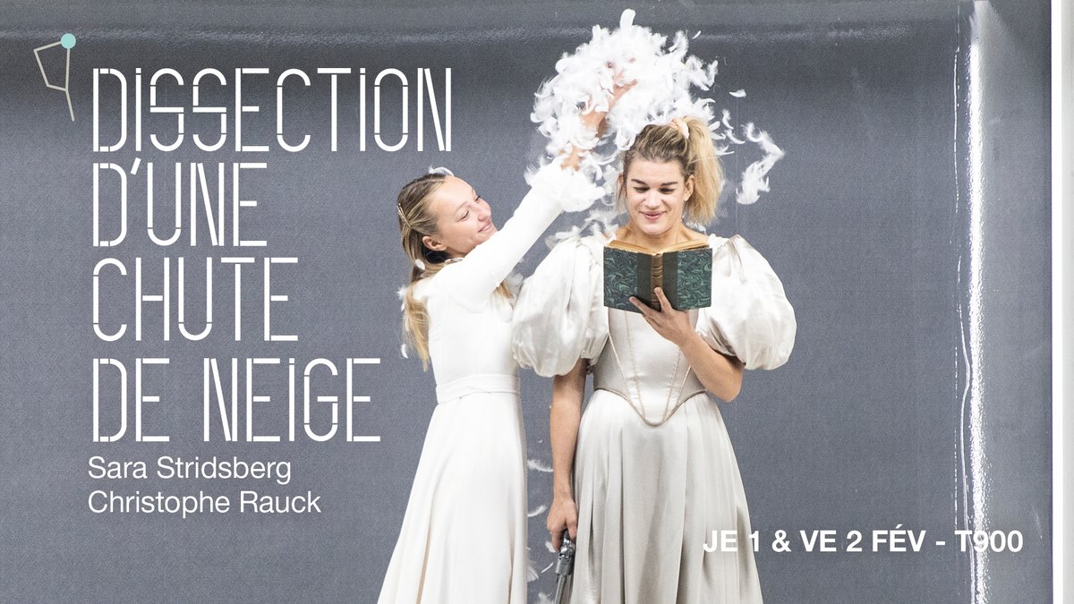 LeQuai's tweet photo. [Théâtre] #DissectionDuneChuteDeNeige
Se plier au protocole et devenir reine, ou s’émanciper des carcans ? C'est le dilemme qui se pose à la fille-Roi Christine. #ChristopheRauck donne un écrin glacial, esthétiquement captivant au texte cru et lyrique de #SaraStridsberg 
1, 2 FÉV https://t.co/Ci3X7UNvFE