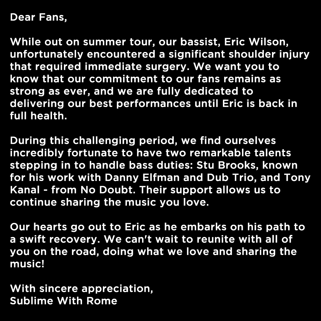 Sublime with Rome tweet media