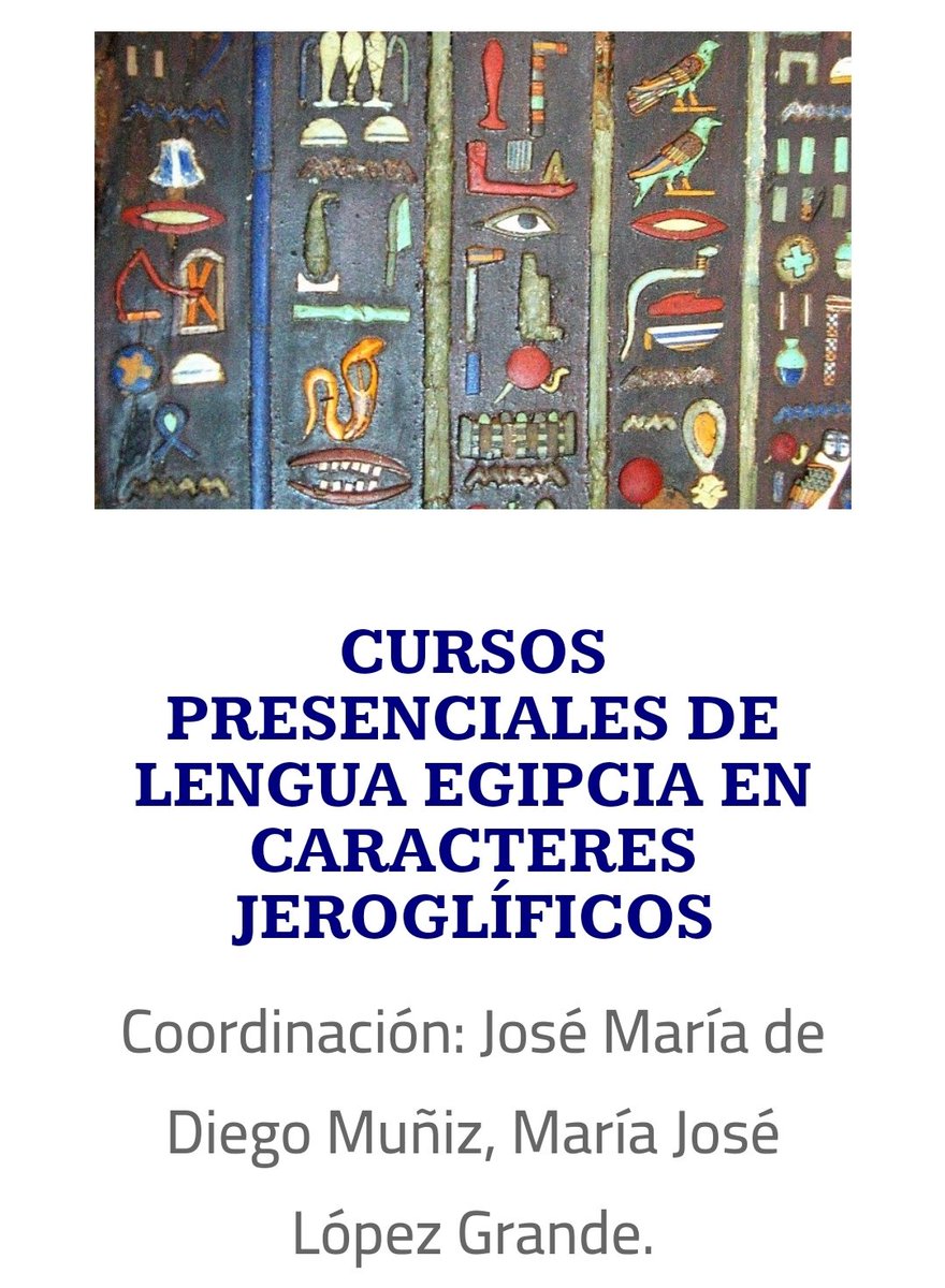 Asociación Española de Egiptología tweet media
