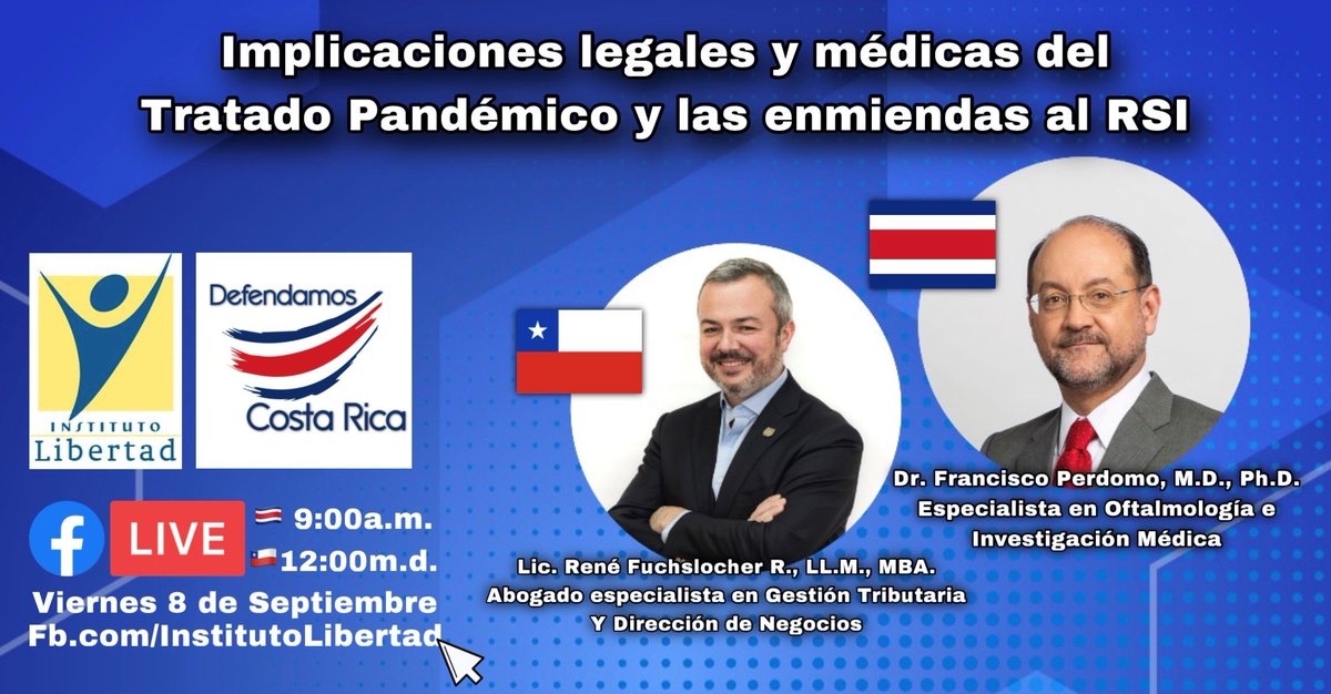 Unidos en la lucha junto al hermano pueblo de Costa Rica   🇨🇱❤️🇨🇷

<a href="/FundaChileLibre/">Fundación Chile Libre</a> 
<a href="/DefendamosCR/">Defendamos CR🇨🇷 Marco Albertazzi</a> 

facebook.com/InstitutoLiber…