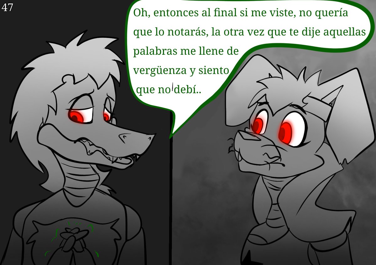 _AmandaSC_'s tweet photo. 44 - 47

#GlamrockBonnie #montgomerygator #fnaf9 #securitybreach #fanfic https://t.co/3wxmmejyK6