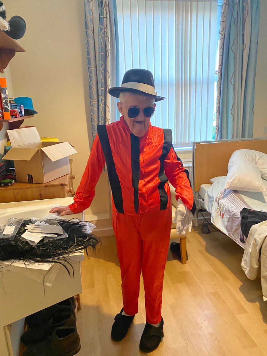 KirkgateHouse's tweet photo. Kenny tried on his outfit today for the Hica shine ball next week @KirkgateHouse The king of pop #hicaactivities #michaeljackson #shineball https://t.co/LaiXRaOT6W