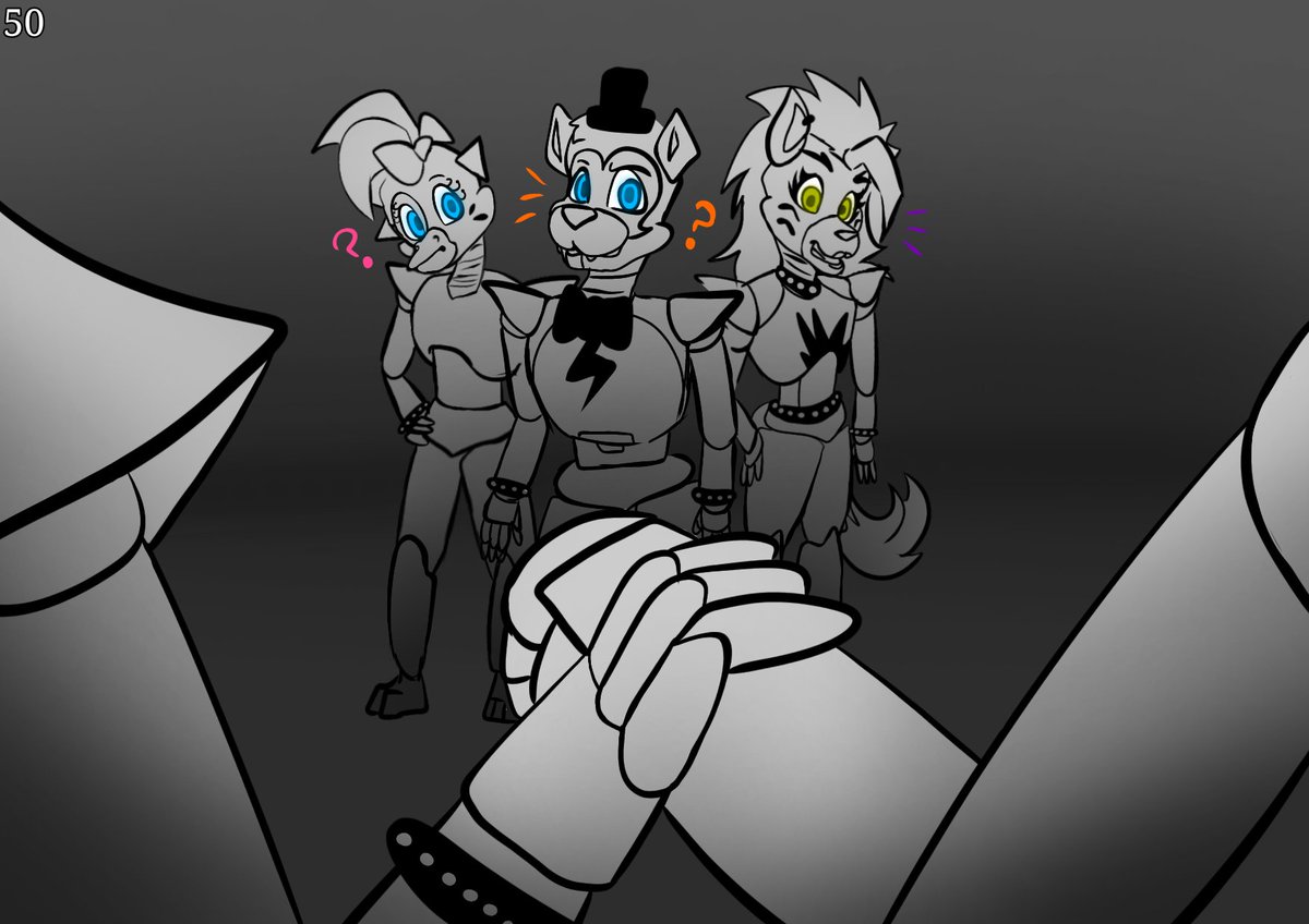 _AmandaSC_'s tweet photo. 48 - 51

#GlamrockBonnie #montgomerygator #fnaf9 #securitybreach #fanfic https://t.co/mDrpa4E1Zo