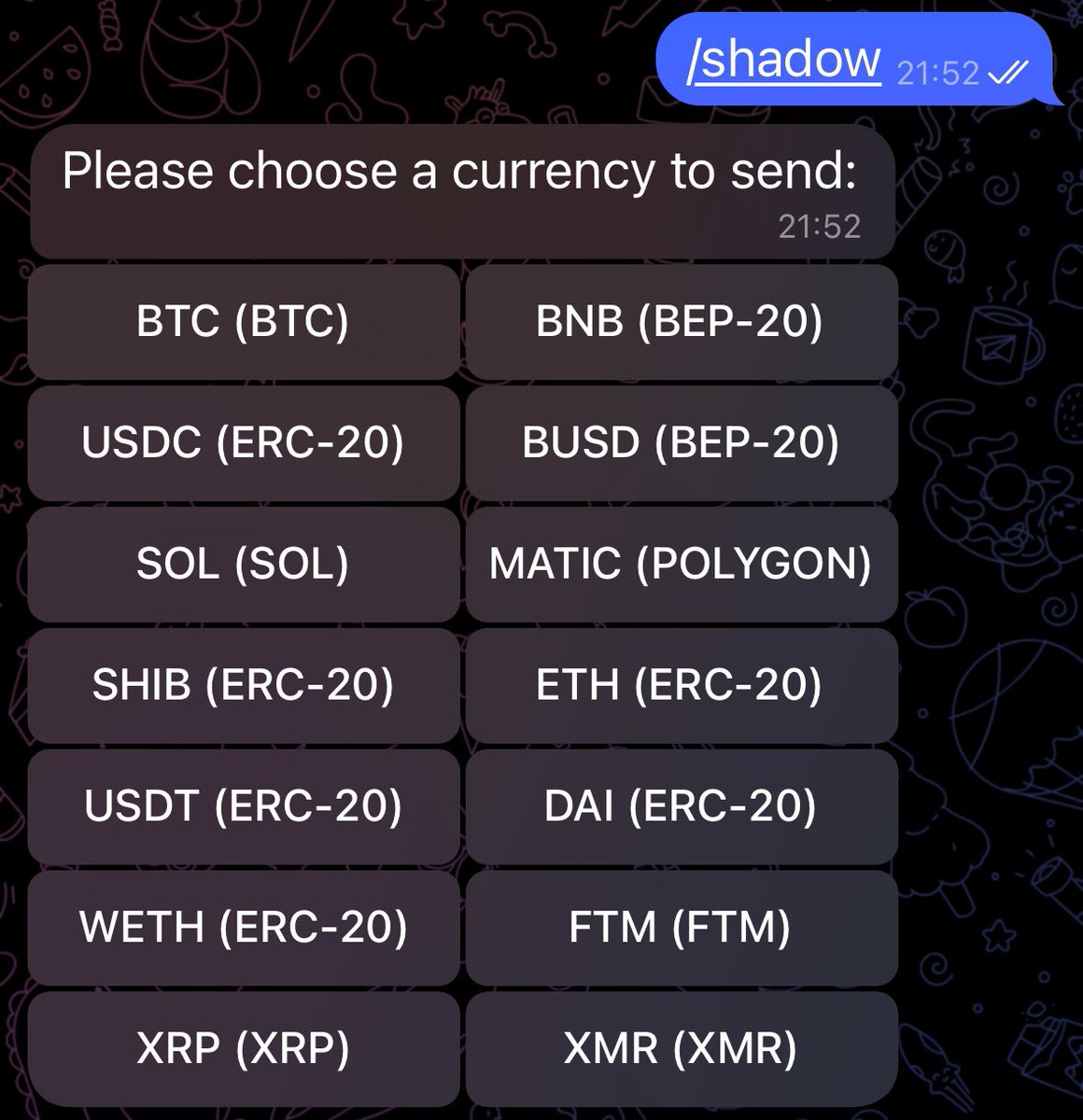 ShadowbotETH's tweet image. The fastest way to Shadow your on-chain transactions🤖
