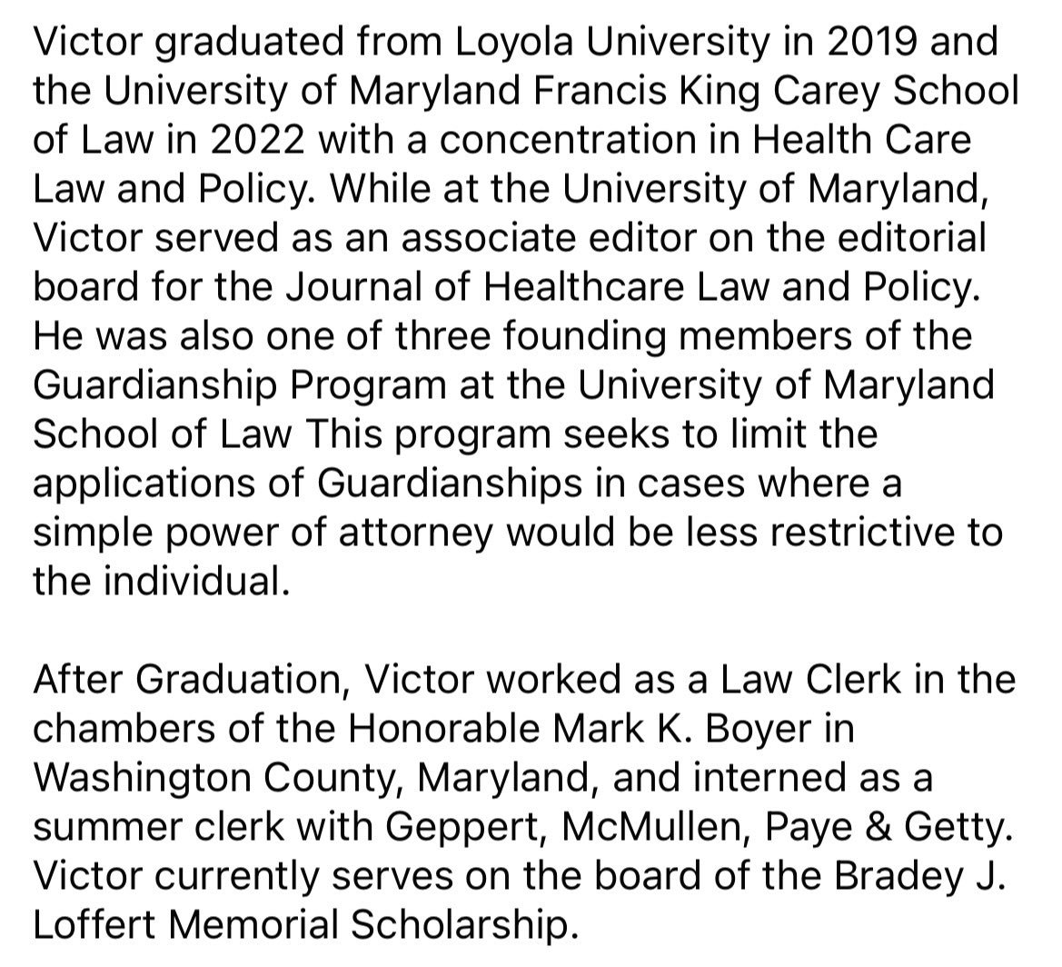 Please join us in welcoming our newest associate, Victor Scarpelli! Victor will be based out of our Cumberland office.