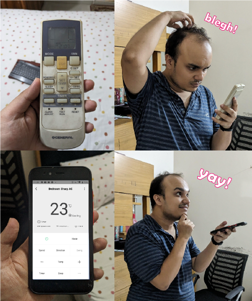 mindbendershub's tweet photo. Although Air Conditioner Remote Controls are a tangible hardware, a lack of signifiers and low usability makes it confusing to use and less user friendly than a software IR remote.

#HCI #humancomputerinteraction #uxresearch #hciproblems #designerror https://t.co/oQLkEABUmh