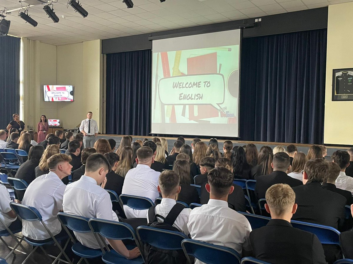 Today, our inspirational <a href="/MrLFitz/">Mr L Fitzgerald</a> gave assemblies to our Y11s all about the power of what they can do to strive for the best grades in English (&amp; every subject)!
What a way to get stuck into Y11! 🤩
First goal… make every lesson this term count! 👍👍👍