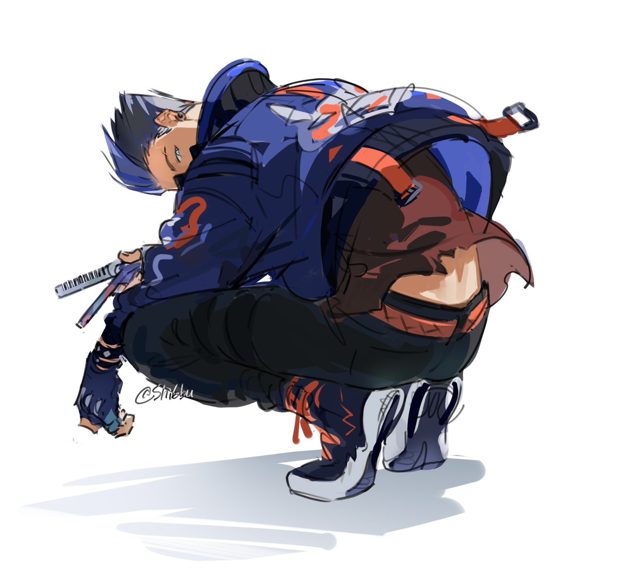 Shi6bu's tweet photo. 落書き https://t.co/nscOO7b70D