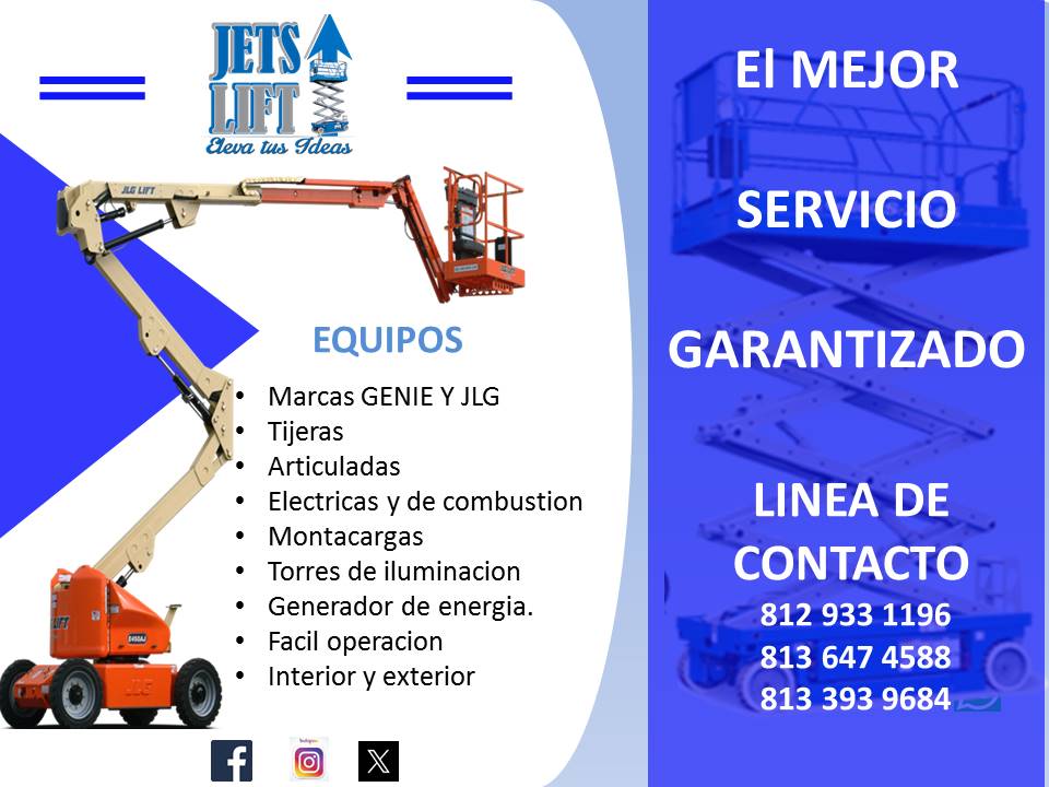 JETSLIFT EQUIPOS SA DE CV tweet media