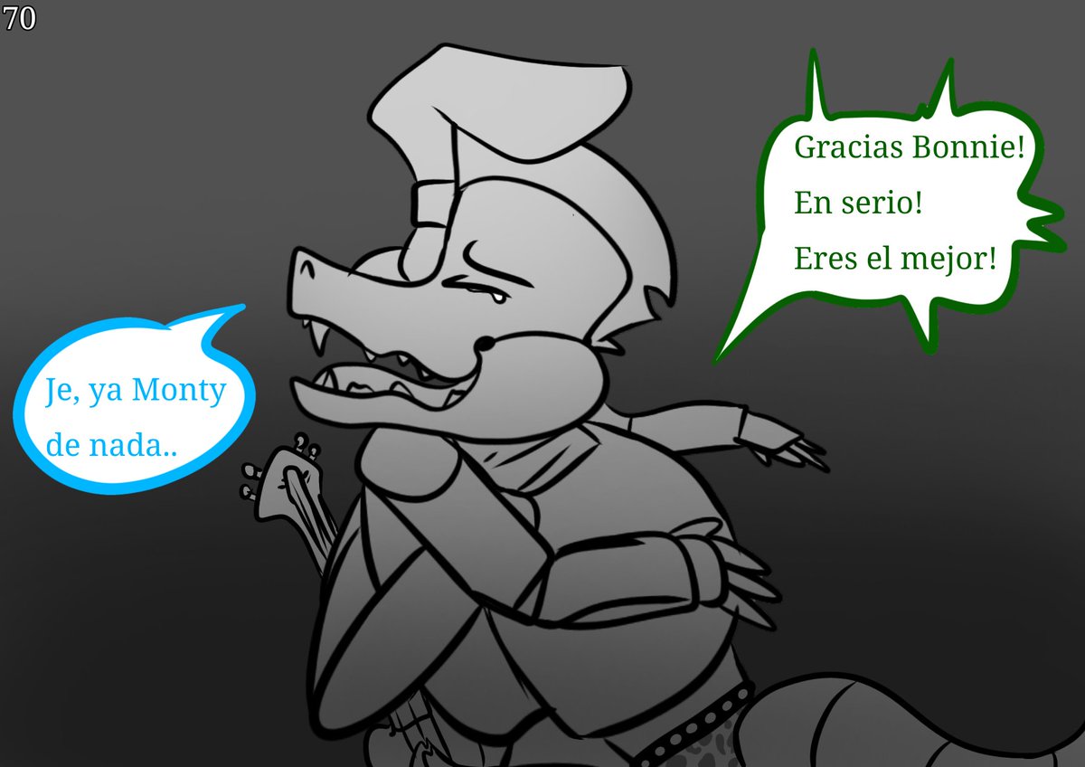 _AmandaSC_'s tweet photo. 68 - 71

#GlamrockBonnie #montgomerygator #fnaf9 #securitybreach #fanfic https://t.co/eiAxTcNoMt