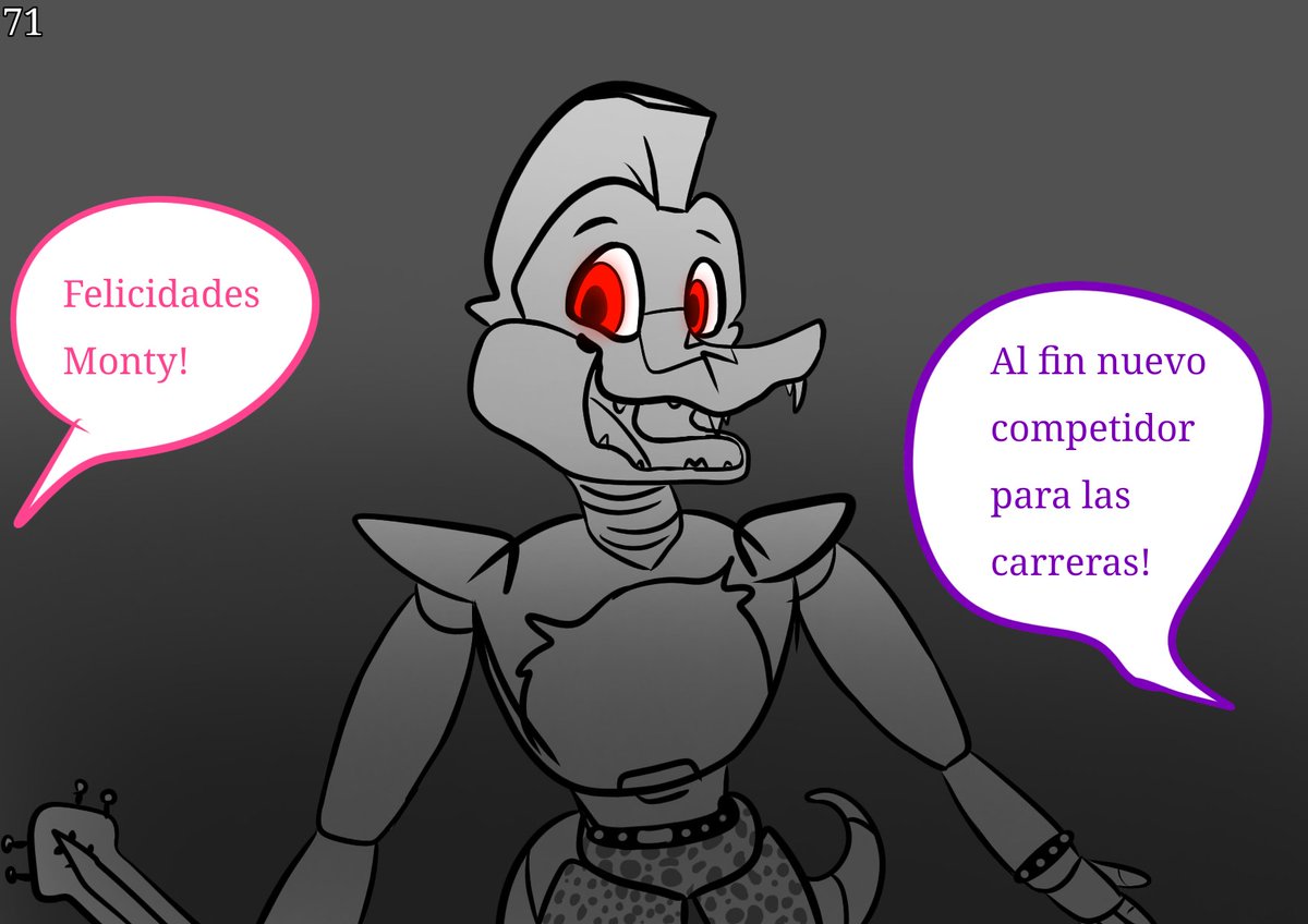 _AmandaSC_'s tweet photo. 68 - 71

#GlamrockBonnie #montgomerygator #fnaf9 #securitybreach #fanfic https://t.co/eiAxTcNoMt