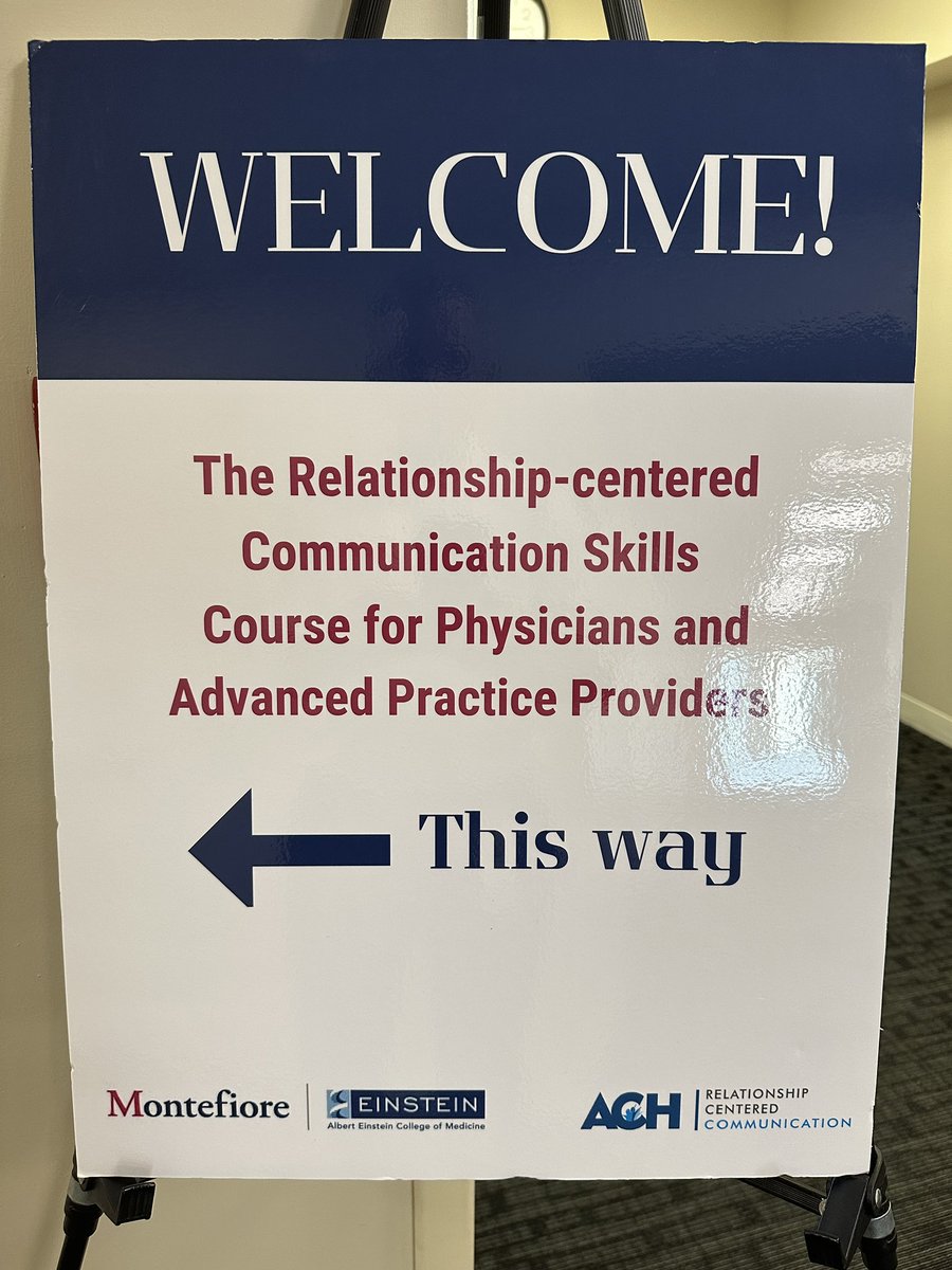 MarkMilsteinMD's tweet photo. Thanks to the team at @MontefioreNYC for providing this training session on relationship-centered #communication - I can't wait to try out all my new skills! Better communication = better #outcomes. #PEARLS #ARTloop https://t.co/YKlbitc0e1