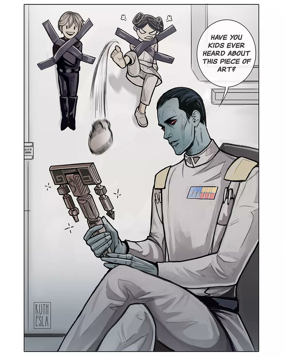 Uncle Thrawn . . #thrawn #darthvader #anakinskywalker #lukeskywalker #leiaorgana #starwars #rebels #ahsoka