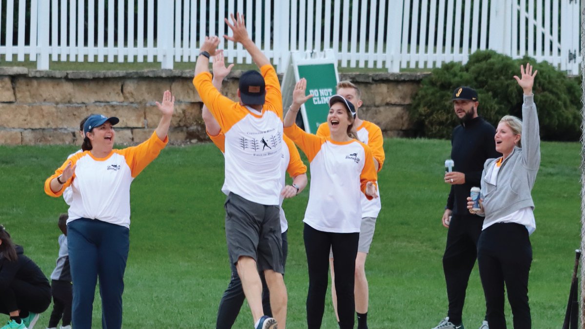CB_Better's tweet photo. "Is this heaven? No, it's Iowa."

Last night, our Employee Benefits team members came together at the Field of Dreams for a night of fun with families. The evening included the singing of our national anthem, a kids base run, three games on the famous field, and so much more! https://t.co/iB4doh4pAu