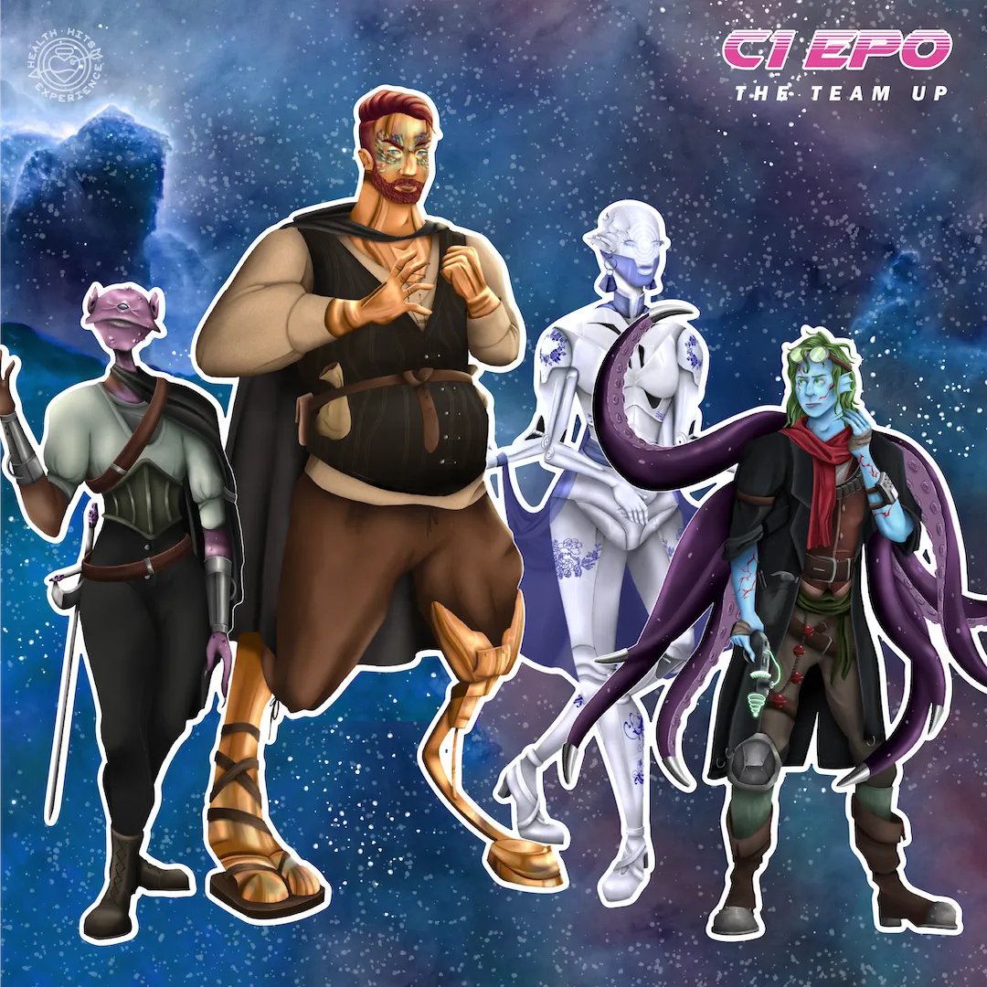 How did our group of ragtag criminals become a team? Learn all about our cast of characters, and join their adventure in theft and betrayal.

Tune in on Twitch tomorrow at 5pm EST for the restream of Episode 0- 'The Team Up'! Link in bio!

#hhxp #dnd #ttrpg