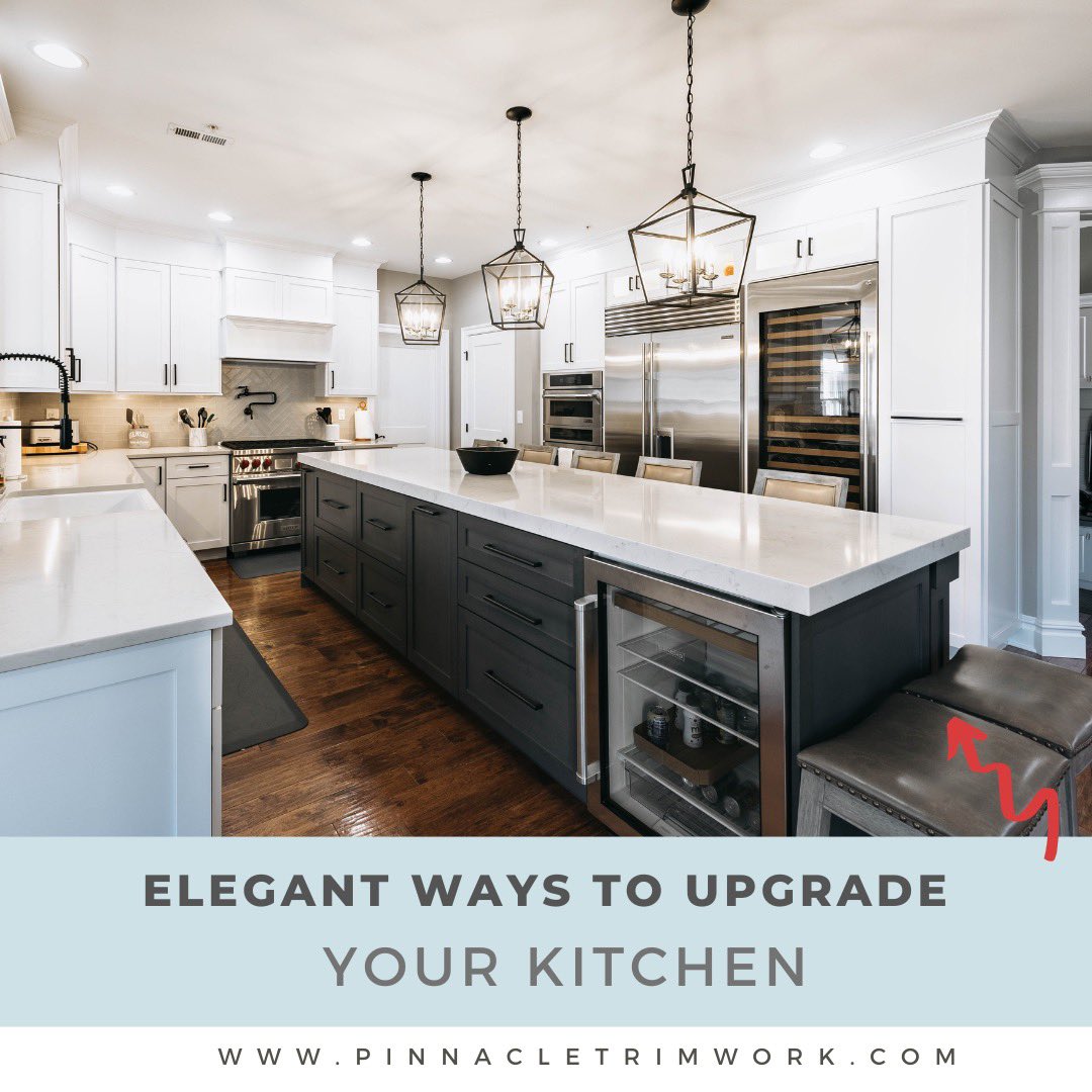 Elegant Ways to Upgrade Your Kitchen...

Trimwork and molding doesn't stop in the livingroom. Kitchens can have dramatic impact when molding is added. Our craftsmen can bring your dream kitchen to life- Share your vision & we'll make it a reality.
#kitchenupgrades