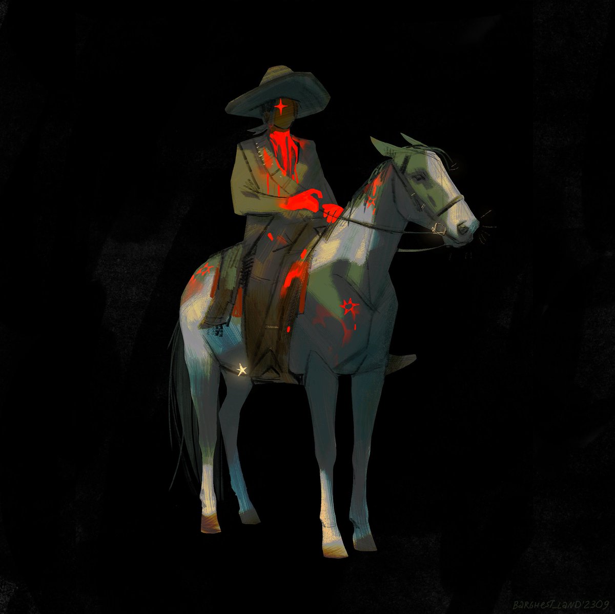 a bloody star will rise over the ruins of your house, and your feet will never touch this land again