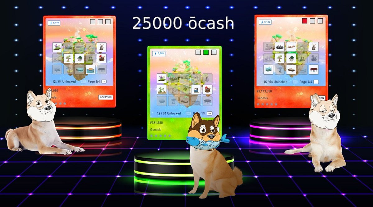 🗣📣 Hello ōfam, I'm selling my 3 lands with free ōfriend 😍👀
25,000 ōcash per land with a free puppy (giveaway) from me. I wish you the best in the auction stage 2 #oland #ocash #ofriend #overline #overlinenetwork #ōcash #ōland 🟥🟩🟨 @Saman_Rzaiy @OverlineGER @OLAND_PERSIAN