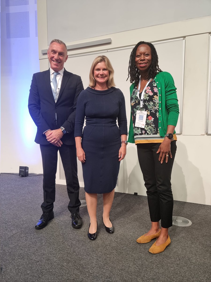 Great conversation <a href="/UniversitiesUK/">Universities UK</a> annual conference today with fellow panellist <a href="/JustineGreening/">Justine Greening</a> about universities' role in driving #socialmobility. Lots of food for thought for attendees