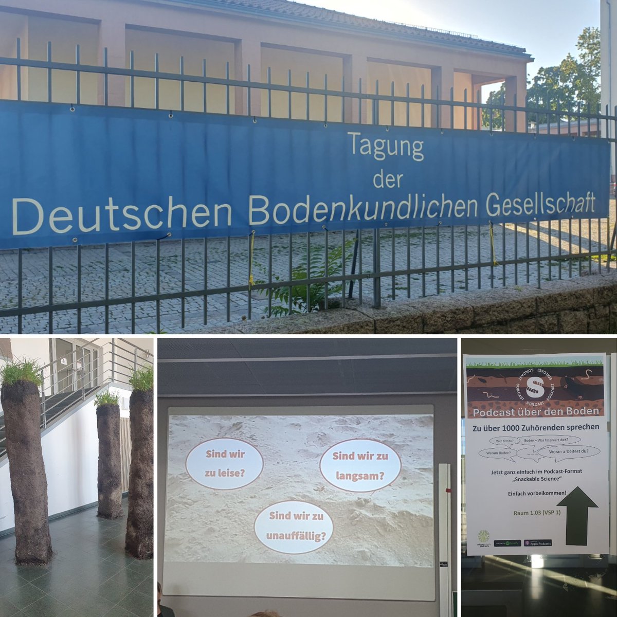 I've had a great time at #dbg2023 getting many new insights in various disciplines of #soilsciences and meeting old and new friends and colleagues! Also, we should be louder in showing our research to the public. Thanks for interesting discussions on #sciencecommunication!