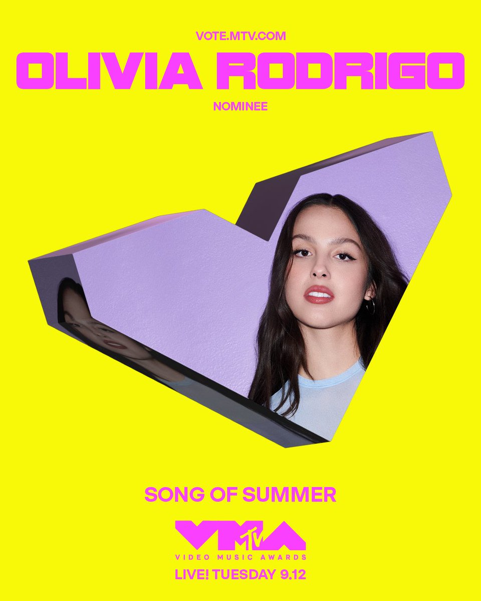 our girl is nominated for #SongOfTheSummer at the #VMAs 🎉💕you can lock in your vote here ➡️ vote.mtv.com