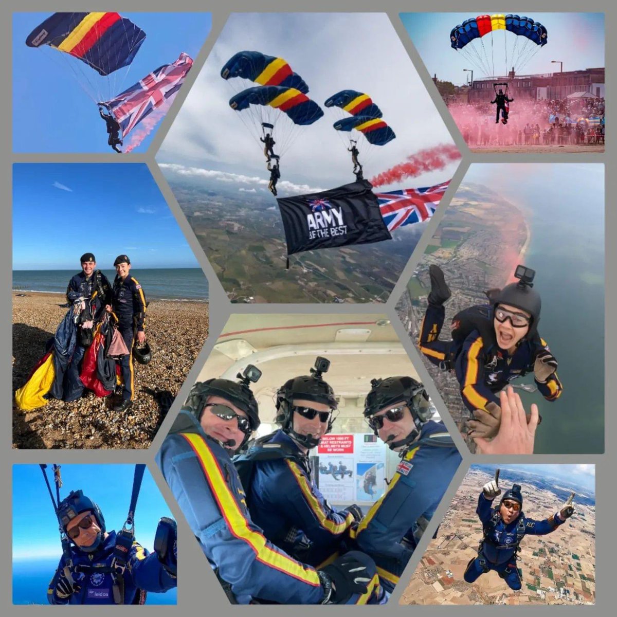 RLCSilver_Stars's tweet photo. Have a look at some members of the Jump Team for this weekends display into Uniform Services Day in Trowbridge! 

@UKArmyLogistics @ArmySportASCB @29_RLC @BritishArmy @EngagementSouth https://t.co/BhFdgF6HzN