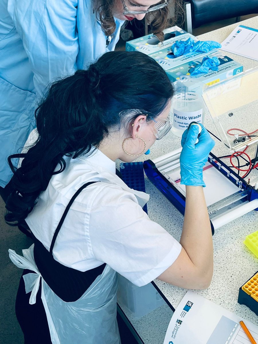 LHSScience_Dept's tweet photo. Our Higher Biology classes enjoyed a trip to the University of Glasgow today. They had some hands on experience of the PCR technique and gel electrophoresis. A fantastic experience for everyone involved! @LinwoodHigh https://t.co/SInHLn7F4M