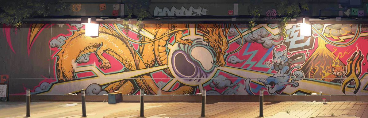 To many, it's merely art.

But for the few, the world in the mural is reality.

The Garden awaits.