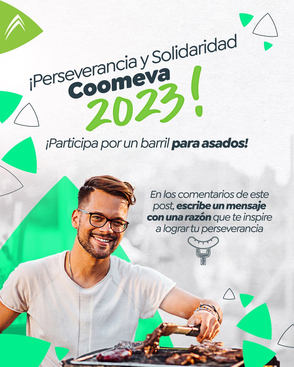 Grupo_Coomeva's tweet photo. ¿Quieres ganar un Barril para asados? Comenta abajo 👇 una razón que te inspire a lograr tu Perseverancia, usa el #PerseveranciaCoomeva2023 y síguenos. La persona que tenga el comentario con más RT será la ganadora. Términos y condiciones: https://t.co/SqF3SR7hyZ https://t.co/kcdafCCud1