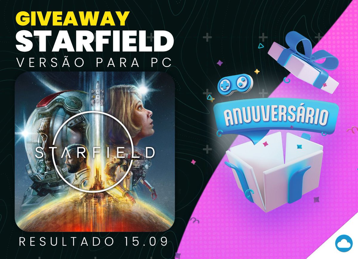 mahriojr's tweet photo. ✨ Giveaway (Repost)!
A Nuuvem está completando 12 anos de história ☁️

O #Anuuversario será de 07.09 até 16.09 com mais de 2000 jogos em oferta 🎉

✅REGRAS:
- Seguir @nuuvem + Me seguir
- RT 🔁

Encontre Starfield e muito mais:
https://t.co/O6CiNcPe8Z https://t.co/bZNm4wgw0J