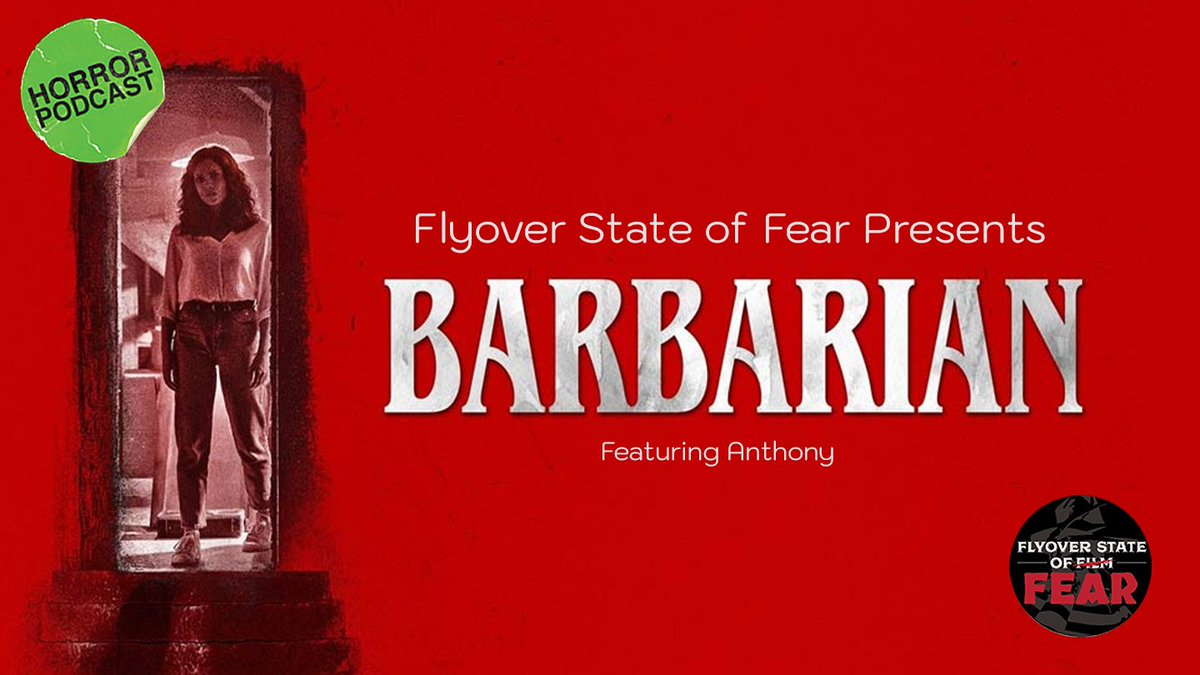 FlyovaStateFear's tweet photo. 🚨NEW EPISODE🚨
We are back and are staying in some odd Airbnbs while we discuss Barbarian with guest @fidelio_doom.
Come and give it a listen/watch!!
https://t.co/hE8NLAGCWR https://t.co/0BQj3zjRPe
