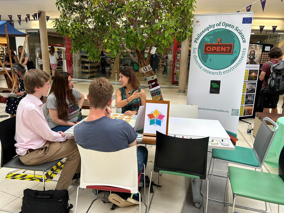 SabinaLeonelli's tweet image. Delighted with feedback from our Research Game at @BritishSciFest , join us tomorrow if you can! Games are such a great tool for public debate of the strange world of academic research institutions.. @RoseTrappes @pcastano @FTsiroukis @thanaelsheehan @UniExeterIDSAI