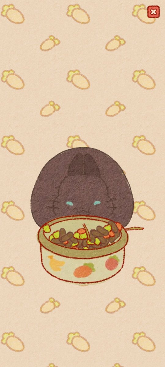 KitxTsuki's tweet photo. Have a tasty lunch, everybun! 🐰🥕🥬🍌🧡
.
Game: Usagi Shima by @_pank0 https://t.co/SJpsuSYQgy