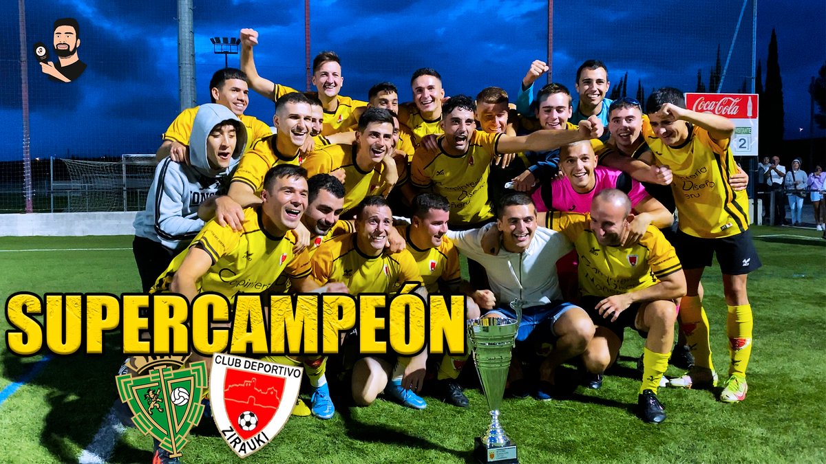 DiegoElandante's tweet photo. 📽️ ¡NUEVO VÍDEO!
🏆 El @CDZirauki ganó la #SupercopaNavarra al @cdirunaoficial en penaltis (3-4) y jugará la ronda previa de la #CopaDelRey 23/24 en octubre.
😉 Lo tenía en secreto y sí estuve grabando este partido tradición ya en el fútbol navarro.
➡️ https://t.co/Loka7VQ2NE https://t.co/9heAjdCBqC