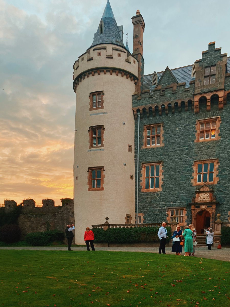 I’m at Killyleagh Castle tonight, the oldest privately inhabited castle in Ireland