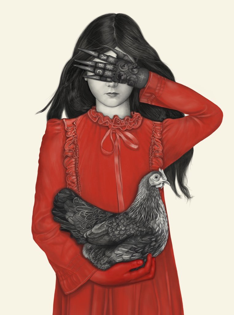 KaterineArt's tweet image. “La gallina ciega”