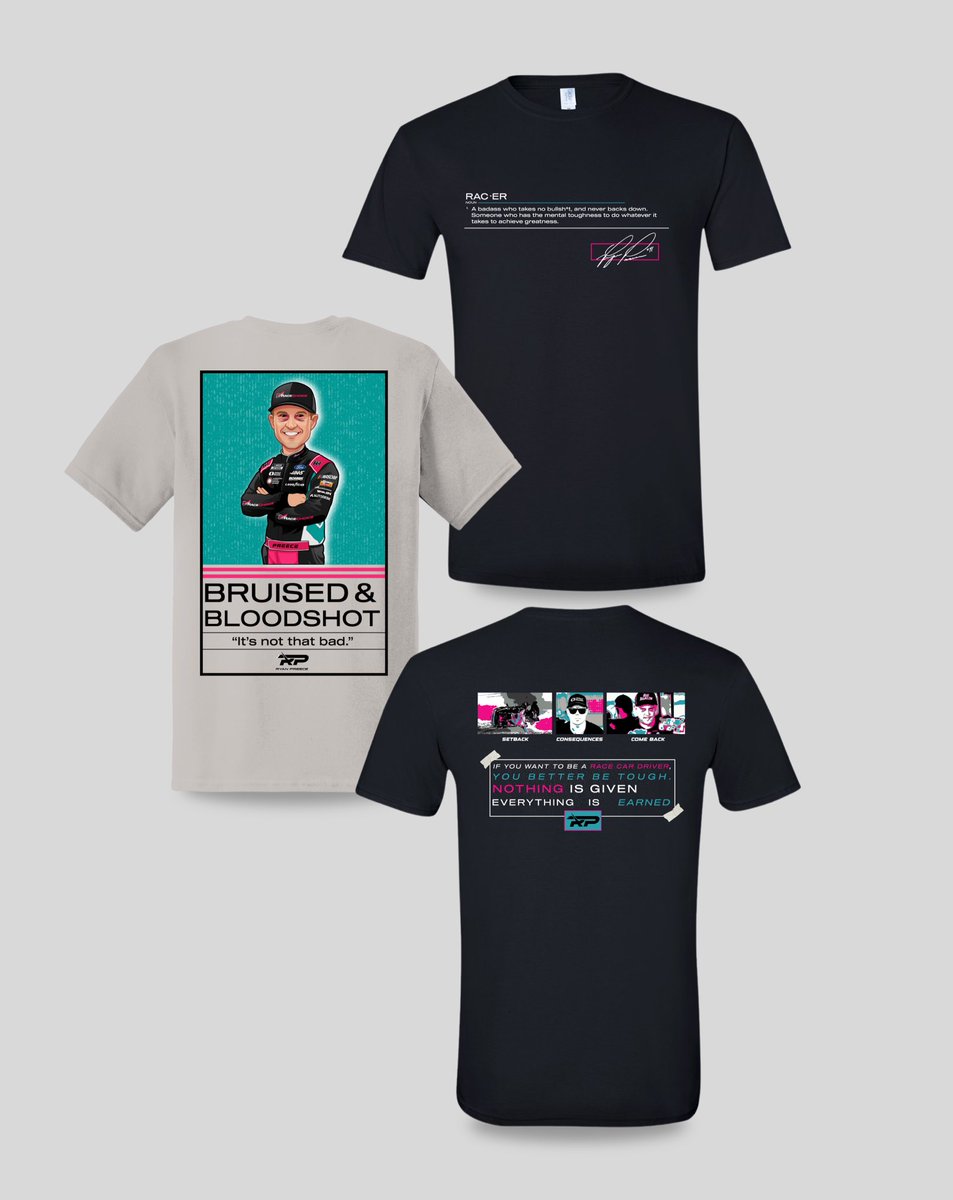 B R U I S E D  •  B L O O D S H O T

New tee designs for <a href="/RyanPreece_/">Ryan Preece</a> PRE - ORDER now!