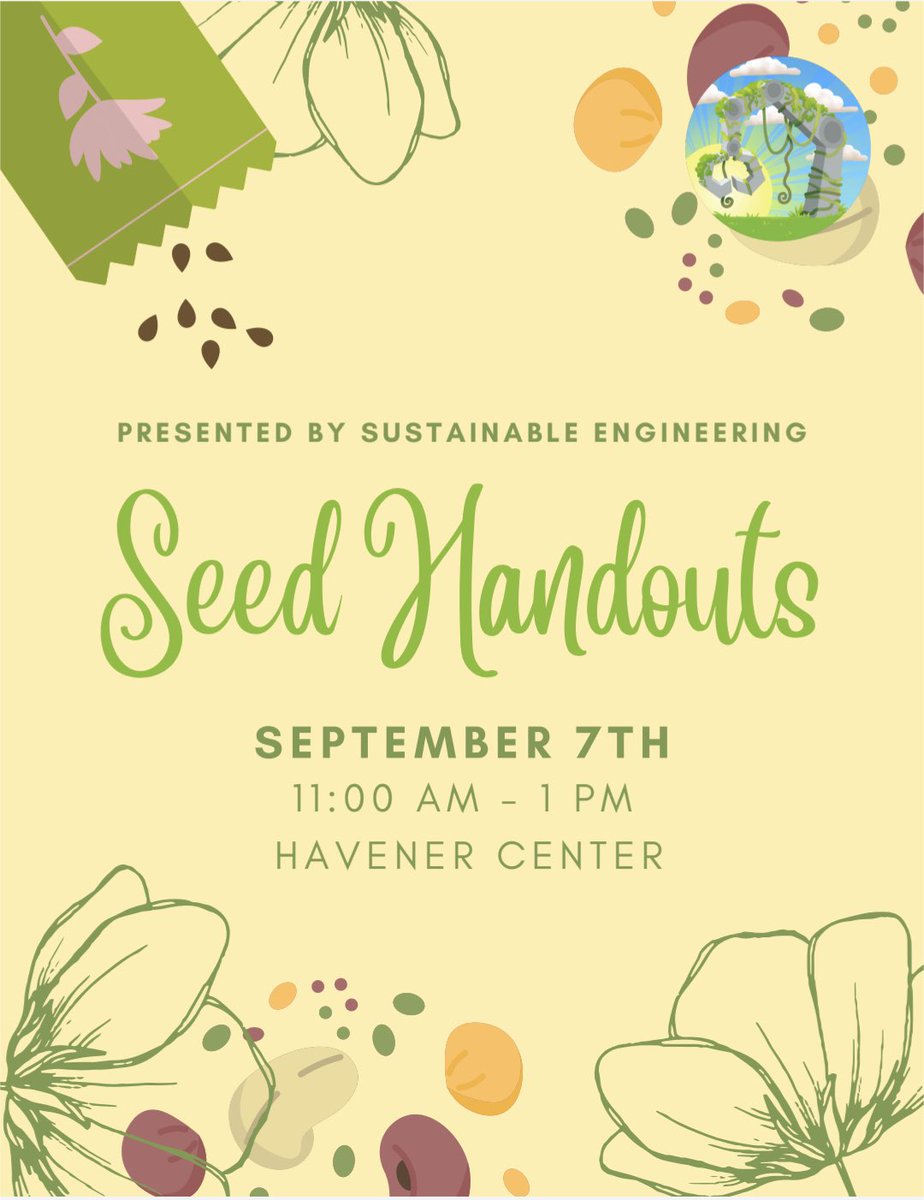 mst_sustainable's tweet image. Had a blast at the seed handout! Thank you to all of those who were able to attend! Can wait to see you and more at our next event 🌱#sustainability #StaySUSE #verticalfarming #sustainable #mst #mst #sdelc #engineering #seeds #sustainableengineering