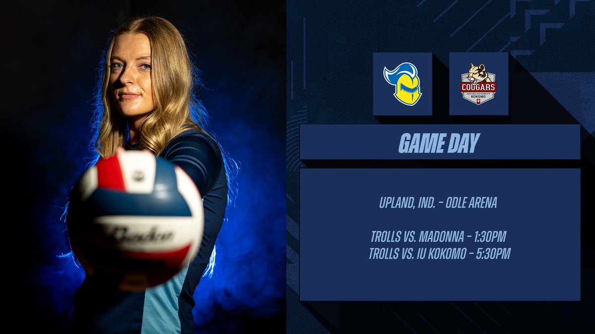 Trinity Athletics (@trollsathletics) on Twitter photo We've got Trolls Volleyball for you all afternoon!
๐: <a href="/TrollsWVB/">Trolls Women's Volleyball</a> ๐ Madonna (Mich.) & IU Kokomo
โฐ: 1:30 & 5:30
๐: Upland, Ind. (Odle Arena)
๐ฆ: tinyurl.com/3x25mfrd
๐: tinyurl.com/mwznbvb9 (gm1) | tinyurl.com/2v3779re We've got Trolls Volleyball for you all afternoon!
๐: <a href="/TrollsWVB/">Trolls Women's Volleyball</a> ๐ Madonna (Mich.) & IU Kokomo
โฐ: 1:30 & 5:30
๐: Upland, Ind. (Odle Arena)
๐ฆ: tinyurl.com/3x25mfrd
๐: tinyurl.com/mwznbvb9 (gm1) | tinyurl.com/2v3779re