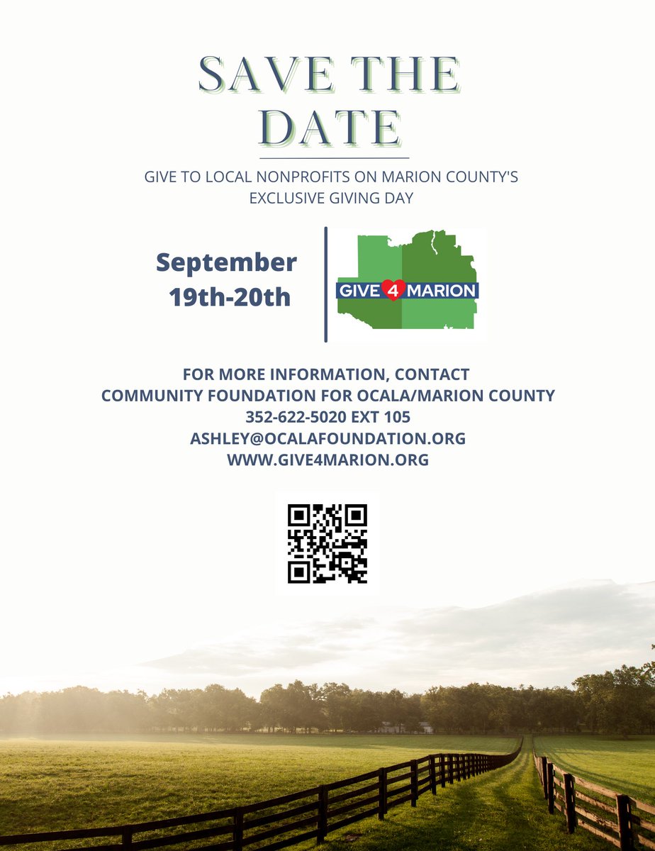 Team Cone will be participating in the 2023 #Give4Marion campaign - join us in giving back to #Ocala and the #MarionCounty community!