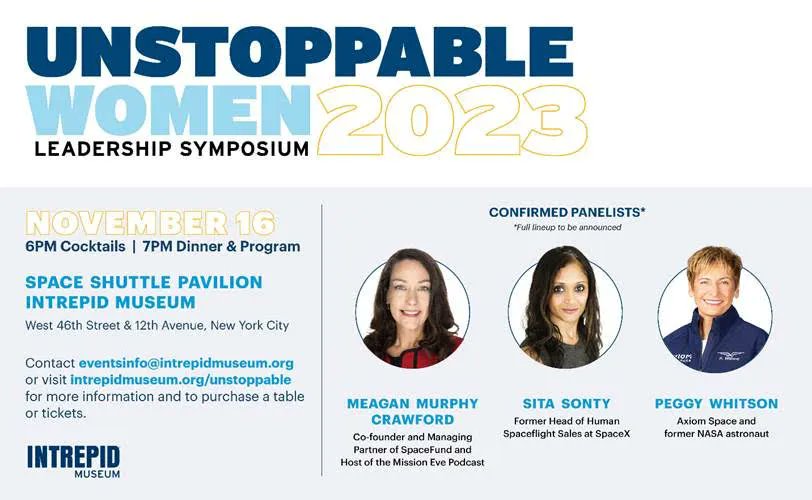 Space Tango (@space_tango) on Twitter photo Embrace the unstoppable you! šŖ
Join Space Tango CEO Sita Sonty at the <a href="/IntrepidMuseum/">Intrepid Museum</a> for the 2nd annual Unstoppable Women Leadership Symposium on November 16th.
Get your tickets here: support.intrepidmuseum.org/event/intrepid⦠Embrace the unstoppable you! šŖ
Join Space Tango CEO Sita Sonty at the <a href="/IntrepidMuseum/">Intrepid Museum</a> for the 2nd annual Unstoppable Women Leadership Symposium on November 16th.
Get your tickets here: support.intrepidmuseum.org/event/intrepidā¦