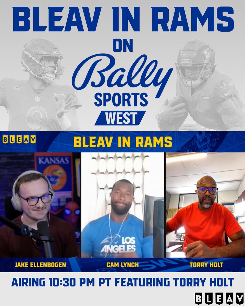 JKBOGEN's tweet photo. Check #BleavinRams out on Bally Sports West tonight! https://t.co/01FkEADQl3