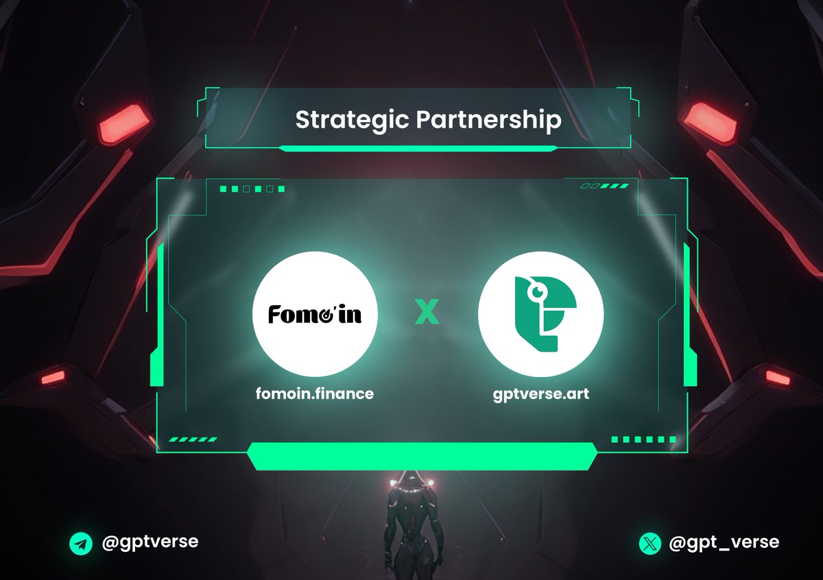 🚀 Exciting Partnership Alert! 🤝

We are thrilled to announce a powerful collaboration between GptVerse and <a href="/Fomo__in/">Fomoin</a>! 🌐✨

Stay tuned for innovative developments as we embark on this journey together! 🚀🔗
 
#GptVerse #Partnership #AI #Crypto #Web3